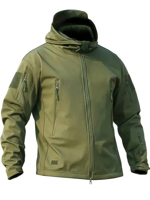 🧥Casaca TACTICA Piel de Tiburon Impermeable
