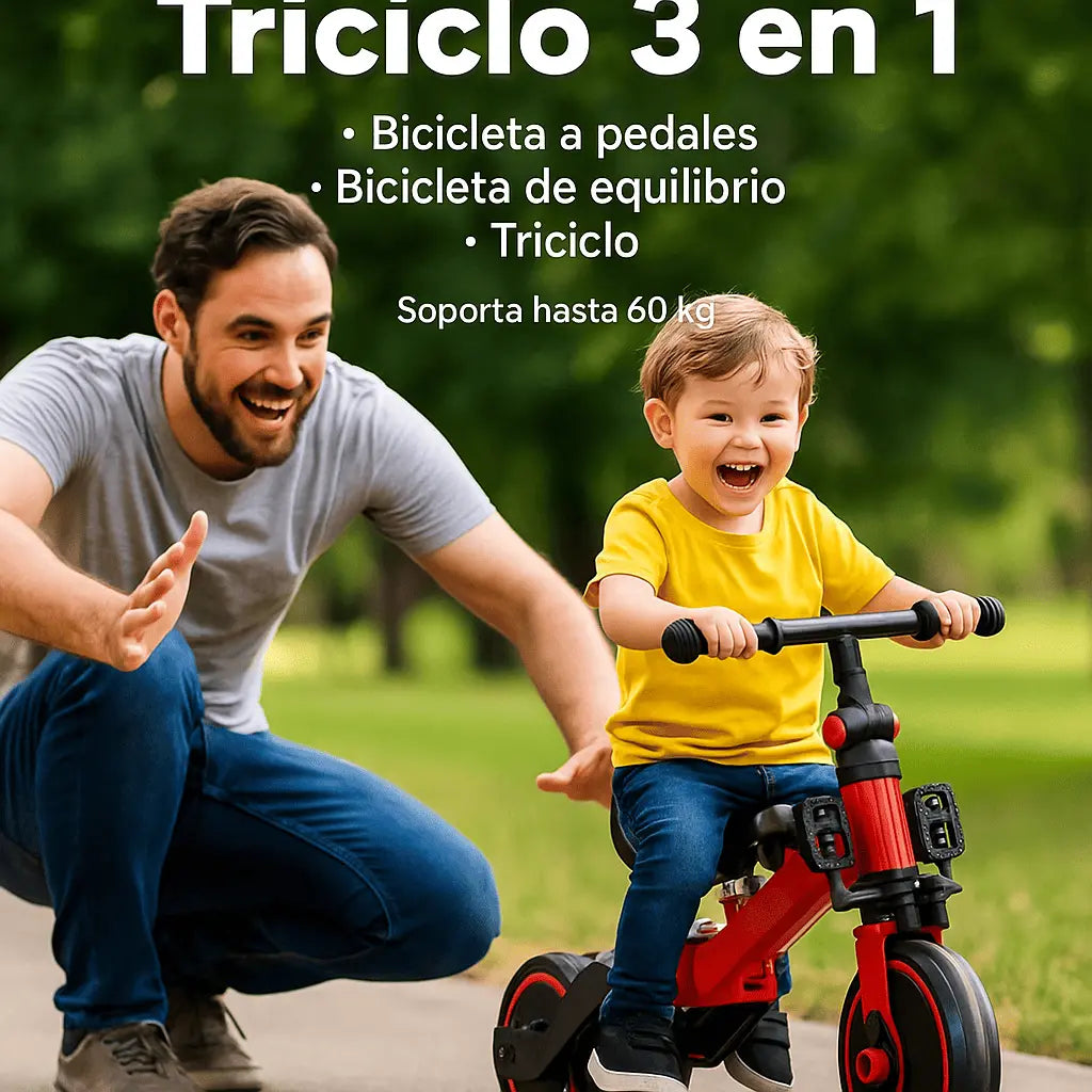BICICLETA EVOLUTIVA 3 EN 1 🚲