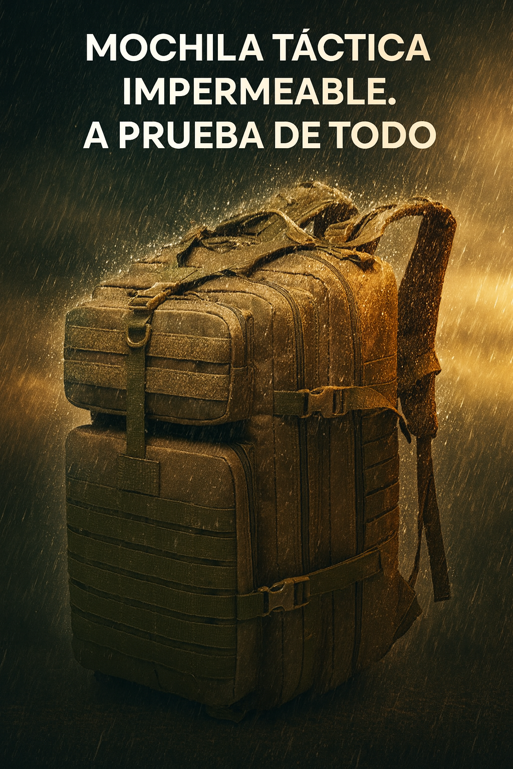 MOCHILA TACTICA  900 D IMPERMEABLE A PRUEBA DE TODO