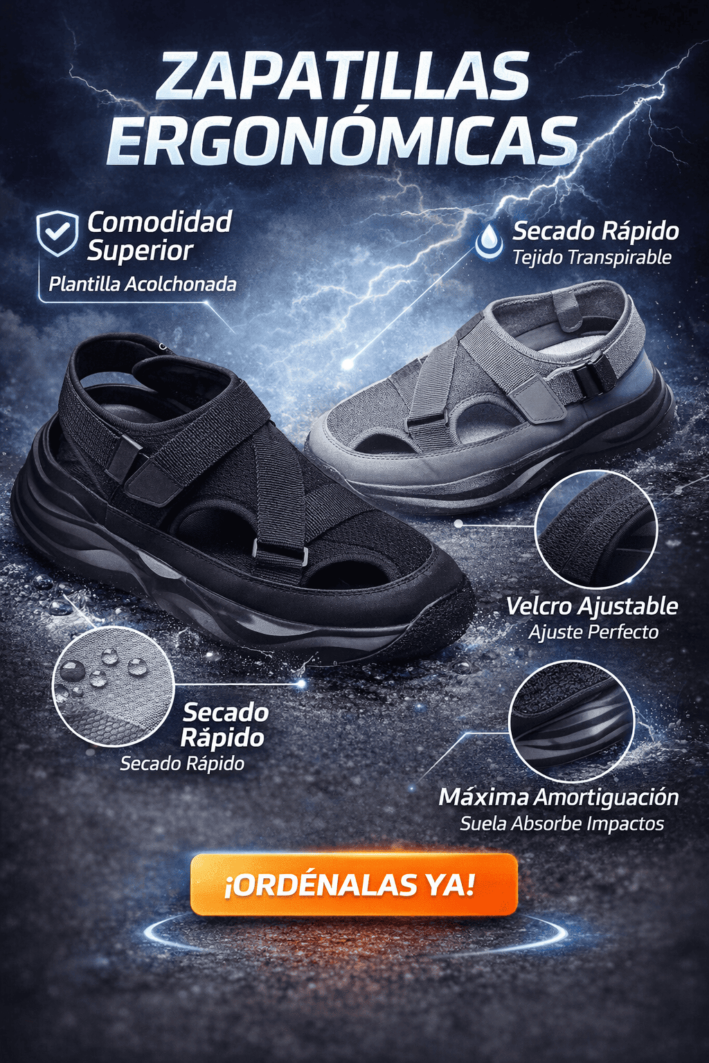 Zapatillas Ergonómicas Dynamic Confort™