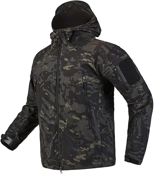🧥Casaca TACTICA Piel de Tiburon Impermeable