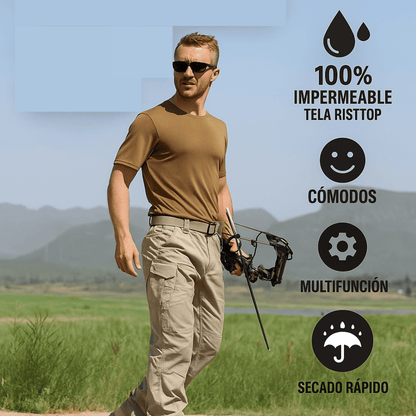PANTALON TACTICO  ANTIDESGARRO IMPERMEABLE